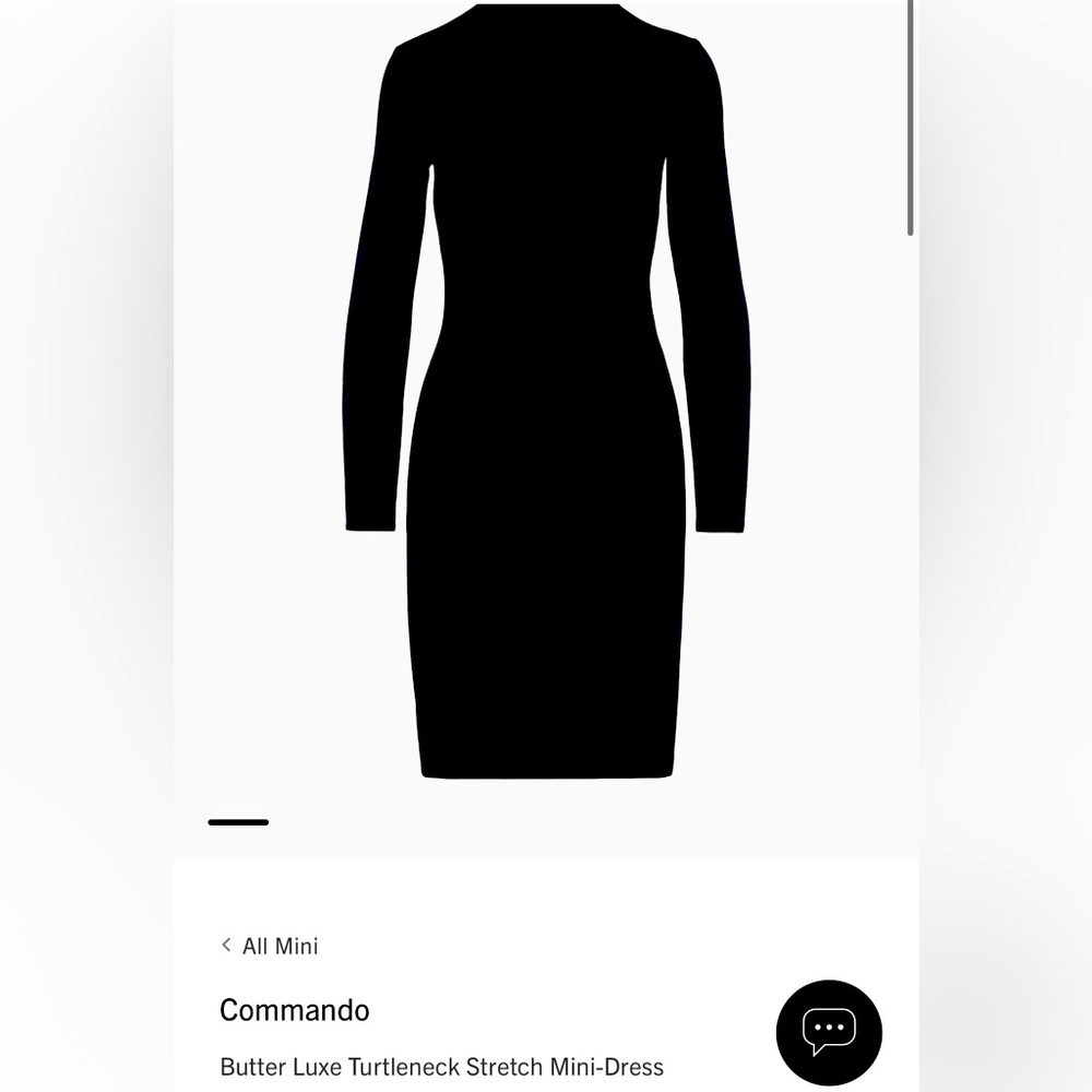 Commando Butter Luxe Turtleneck Mini Dress